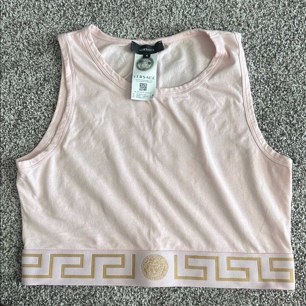 Versace Greca border Bralette Top - image 5